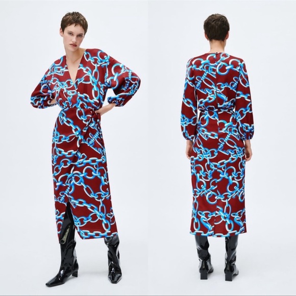 Zara Dresses & Skirts - Zara printed midi dress